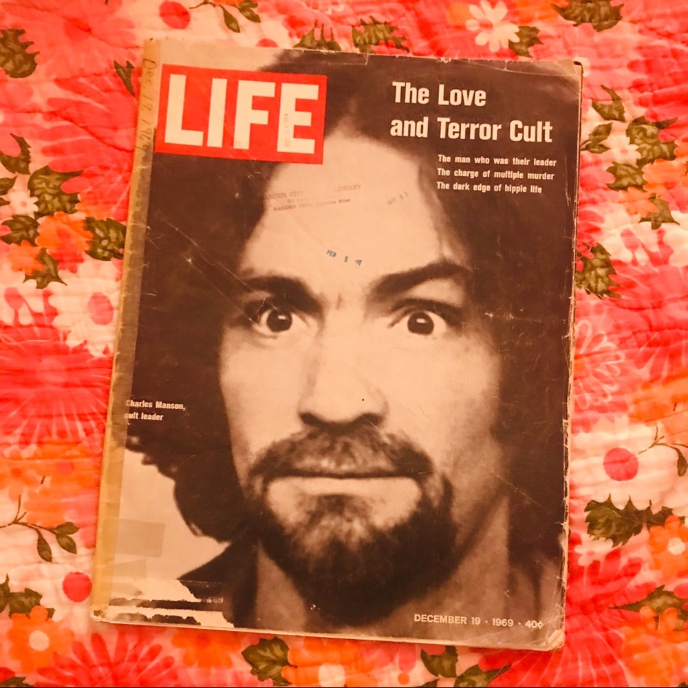 Original Charles Manson Life Magazine 1969